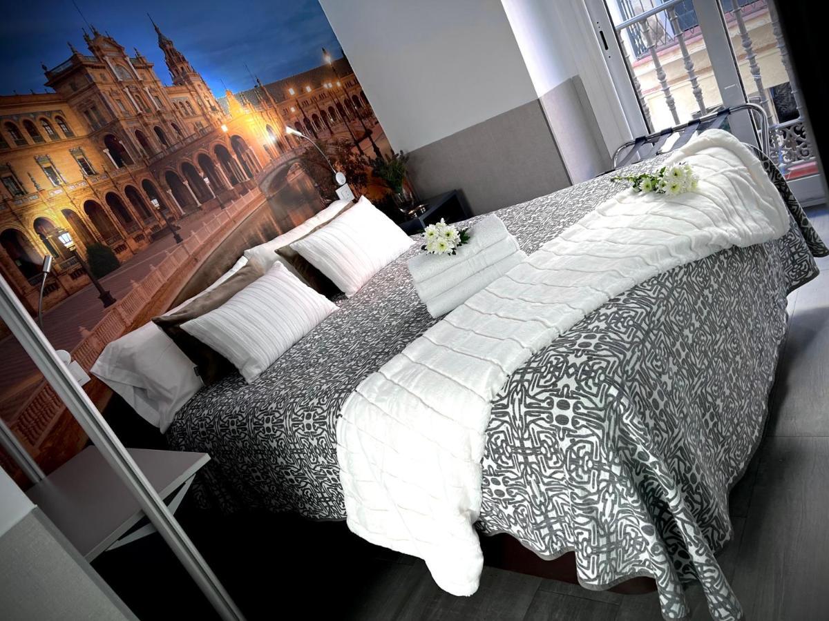塞维利亚 帕科斯旅馆酒店 外观 照片 A bed with a mattress